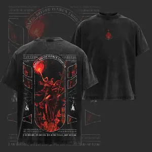 Messmer - Elden Ring Game | Edition Double Printed Oversize Washed Tee - Hoodie, Elden Ring Fans, RPG Game Graphic Hoodie, Streetwear Unisex Oversize Gift for RPG Game Lovers, Summer Outfits, Gift For Him Her