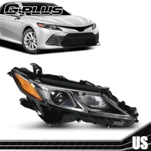Headlight Right Fit For 2018 -2022 Toyota Camry LE SE Passenger Side Headlamp New G-PLUS