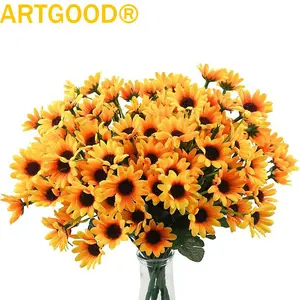 Artificial Sunflower Bouquet, Faux Sunflower Bouquet, Fake Flower Bouquet, Decorative Flower for Home Party Wedding, Home Decor Supplies, Fake Plant, Fruit
