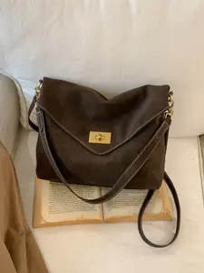 Fashion Purses Women Vintage Saddle Bag Retro Satchel Shoulder Crossbody Bag Classic Flap Daily Use