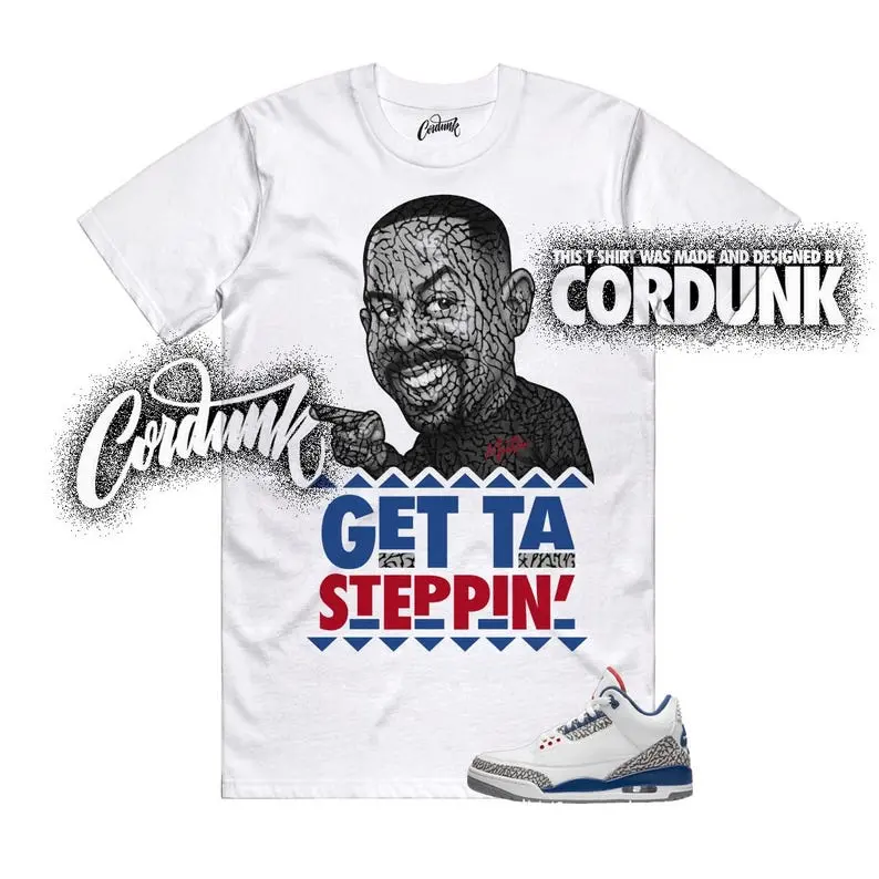 AJ3 True Blue Cement Matching T Shirt, Martin Getta Graphic Shirt, 90s Hip Hop Tee, Gift For Women and Man, Unisex T-Shirt, Sneaker Head Gift