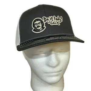 Chit Do It Lady Custom Hat - Black and White Trucker Style with Unique Logo Design