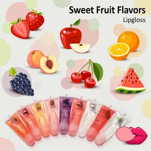 Starry Honey Lip Gloss Moisturizing Sweet Fruit Flavors Enriched with Vitamin E Hydrating Transparent High-Shine Universal