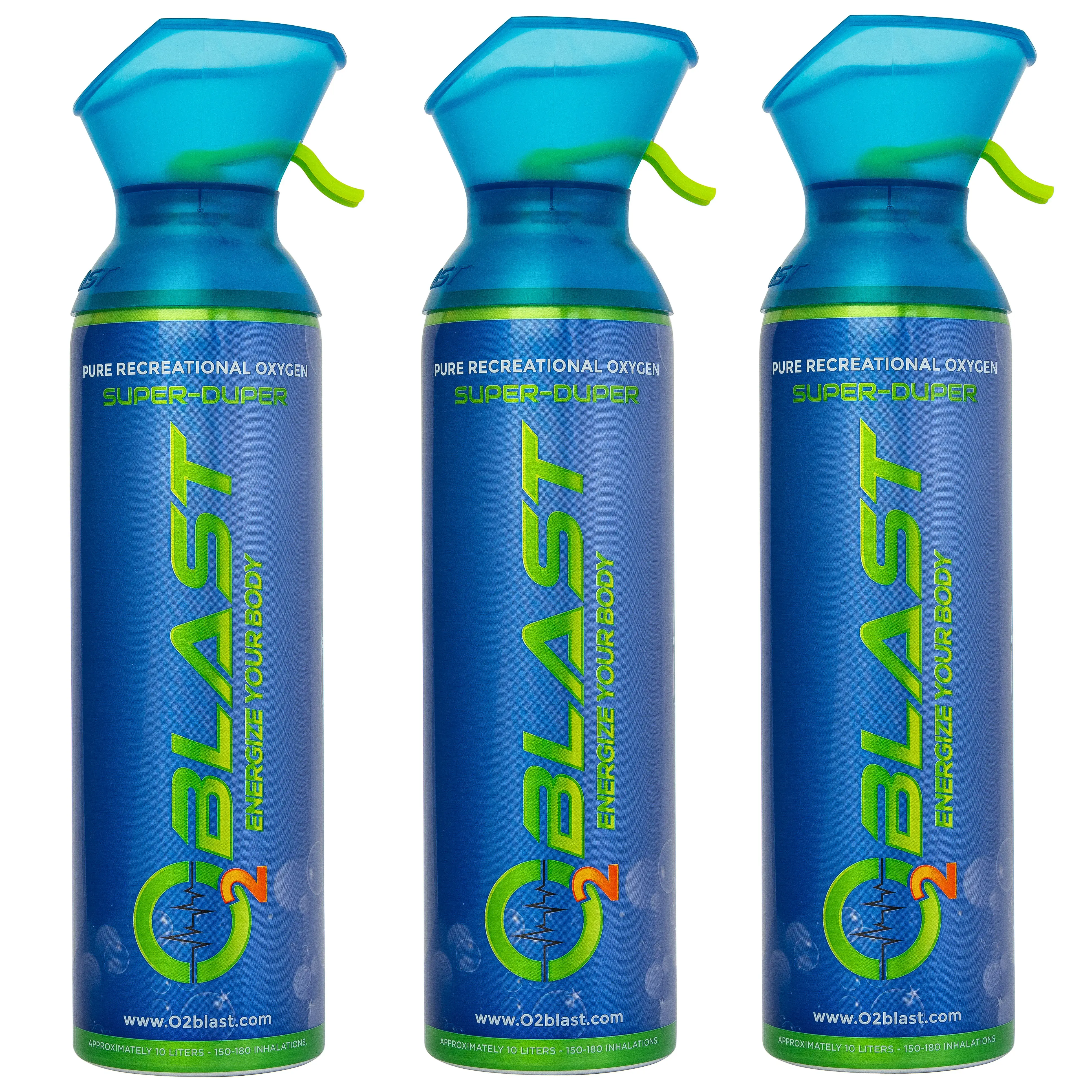 O2 Blast - Pure Oxygen Supplement, Portable Can Filled with 99.99% Pure ...