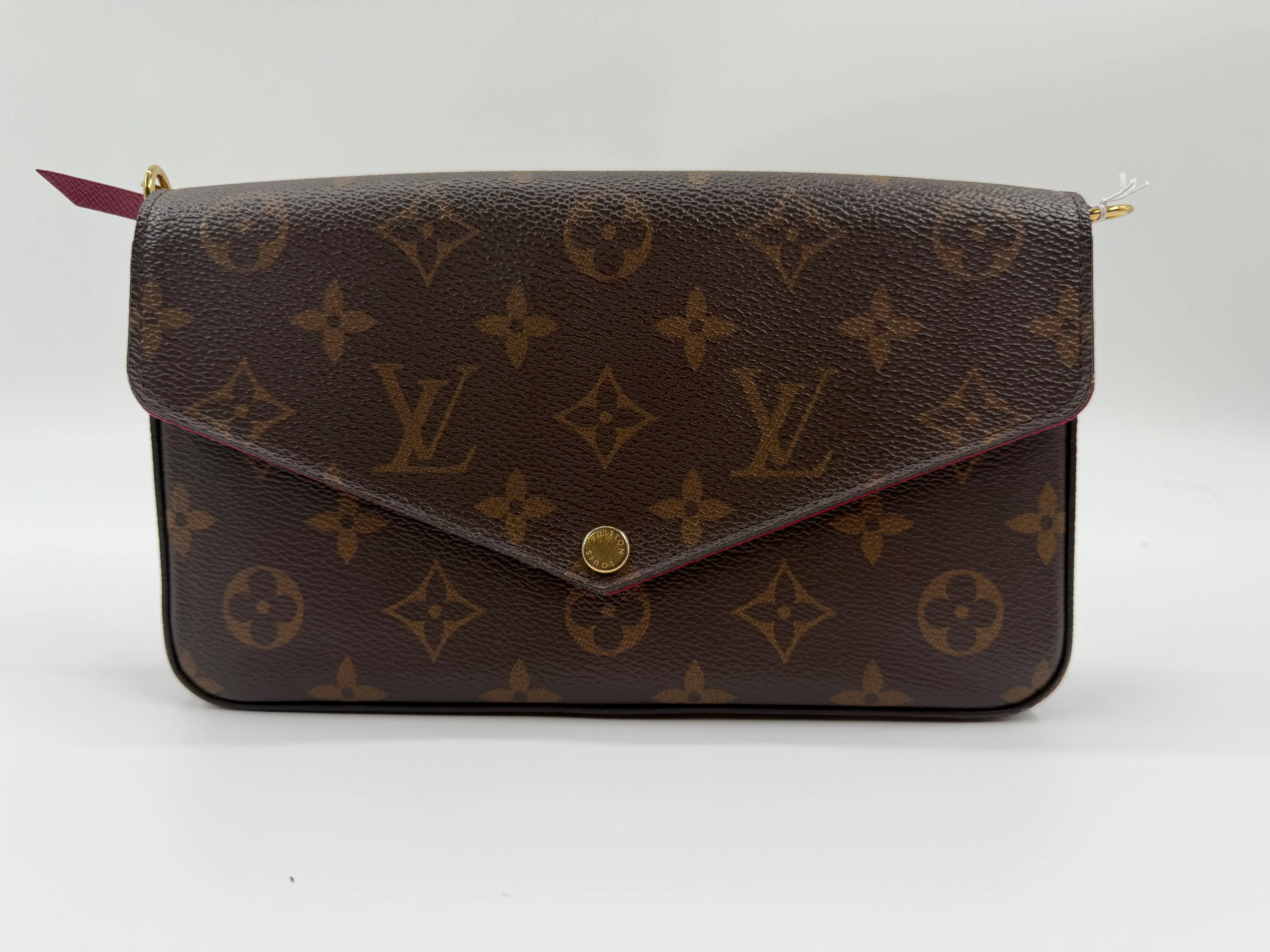 Pre-owned Louis Vuitton canvas Crossbody Bags Pochette Felicie Monogram Crossbody Bag 0002093