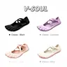 Women's Barekin Lab Classic 5-Finger Split-Toe Ballerina Performance Toe Shoes - Barefoot, Breathable, Grippy, Flexible Shoe for Studio, Walking; Soft Gym Training Footwear for Women