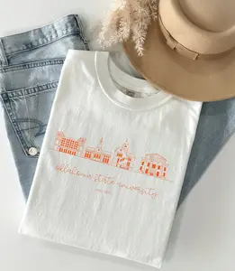 OSU Game Day Shirt Comfort Colors | Oklahoma State University Campus T-Shirt | Cowboys Tee | OSU Fan T-Shirt | Women's Football Jersey