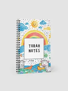 Cheerful Torah Notes Spiral Notebook