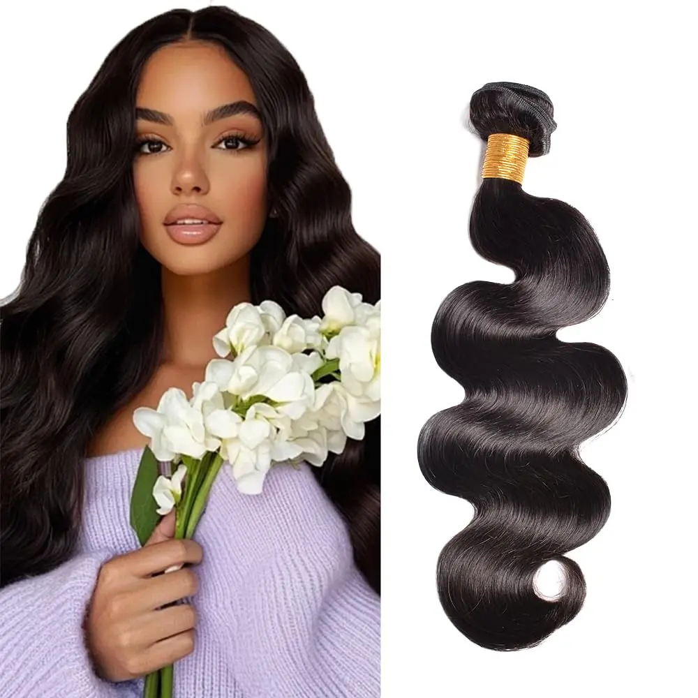 Hot Star Body Wave Bundle Human Hair Human Hair Bundle Unprocessed Human Hair Extension Natural Black