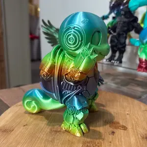 3D Printing Turtle - Colorful Design with Unique Features and Details