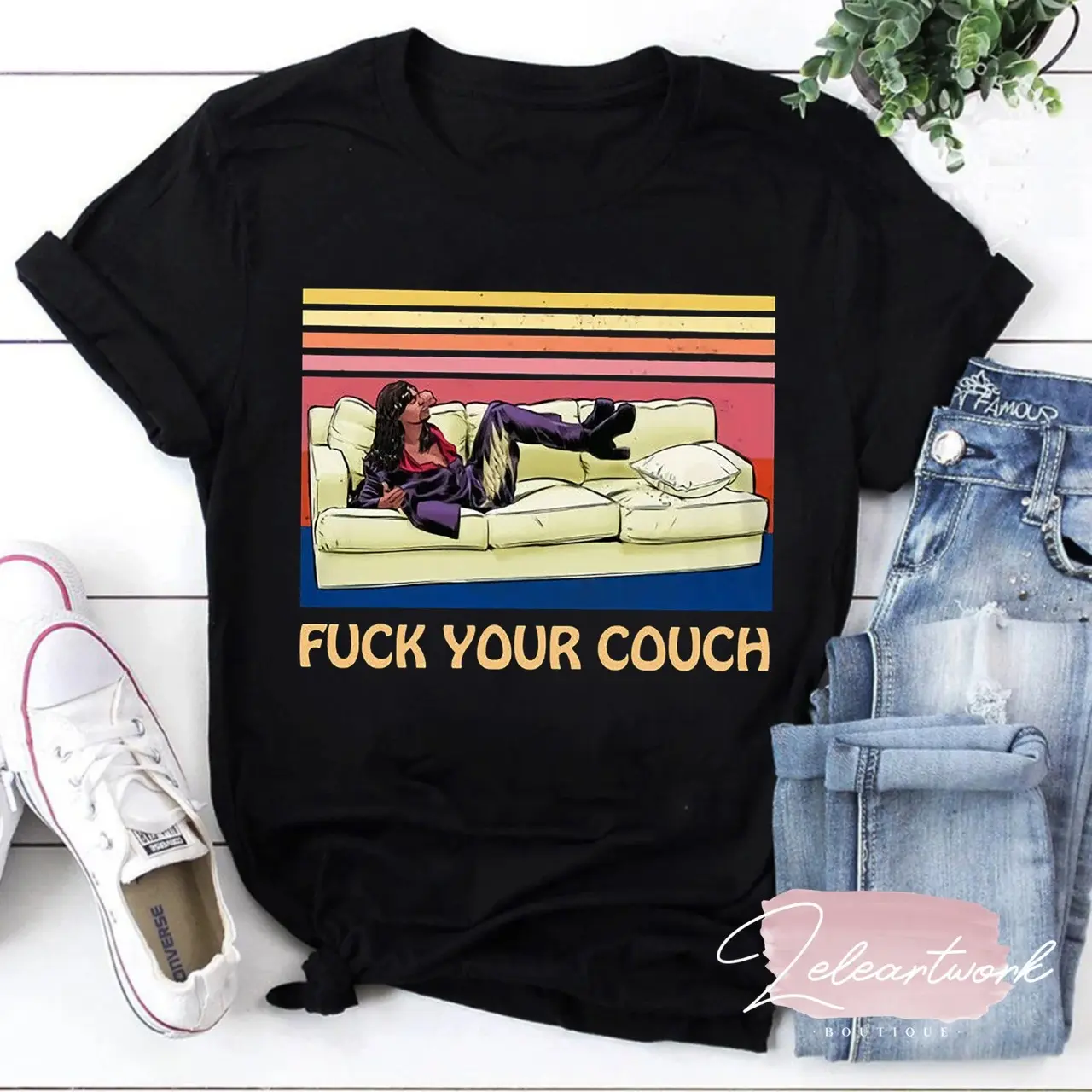 Fck Your Couch Funny Graphic Vintage T-Shirt, Dave Chappelle Shirt, Rick James Shirt, Vintage Shirt