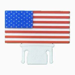 Red, White and Blue American Flag