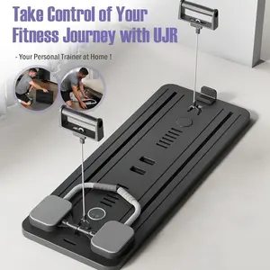 Multifunctional Foldable Exercise Board with Auto-Rebound Track, 300LB Load Capacity Home Training Board, requires assembly