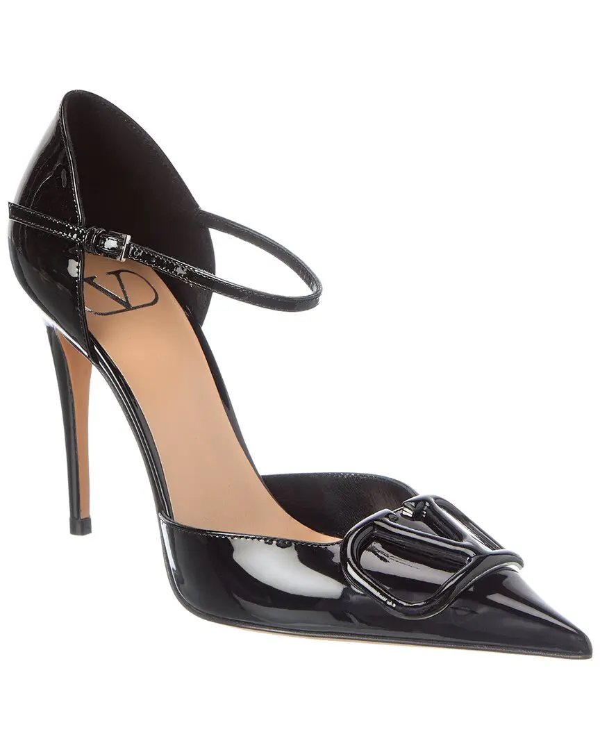 Valentino Signature Patent Leather Pump