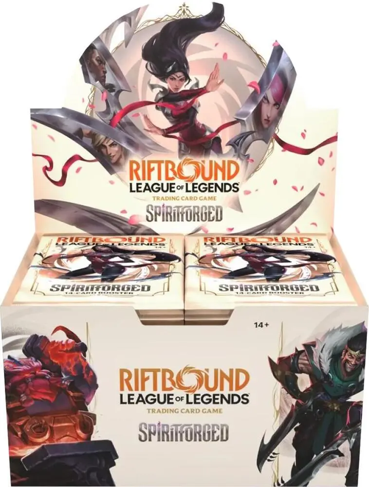 Riftbound TCG - "Spiritforged" Booster Packs and Boxes - League of Legends TCG (24 Pack Boxes)