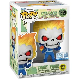 Marvel Strange Tales Ghost Rider Glow-in-the-Dark Funko Pop! Vinyl Figure #1559 - Entertainment Earth Exclusive