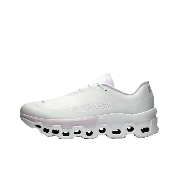 Lightweight Unisex White Light Lilac Training Sneakers With Box | Breathable Mesh, Hollow Cushion Sole, For Running Gym Travel Streetwear