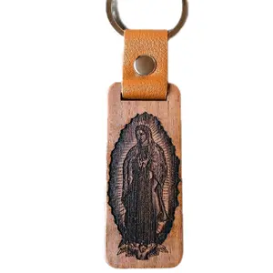 Virgin Mary Keychain for Car Keys and Accessories, Religious Souvenirs