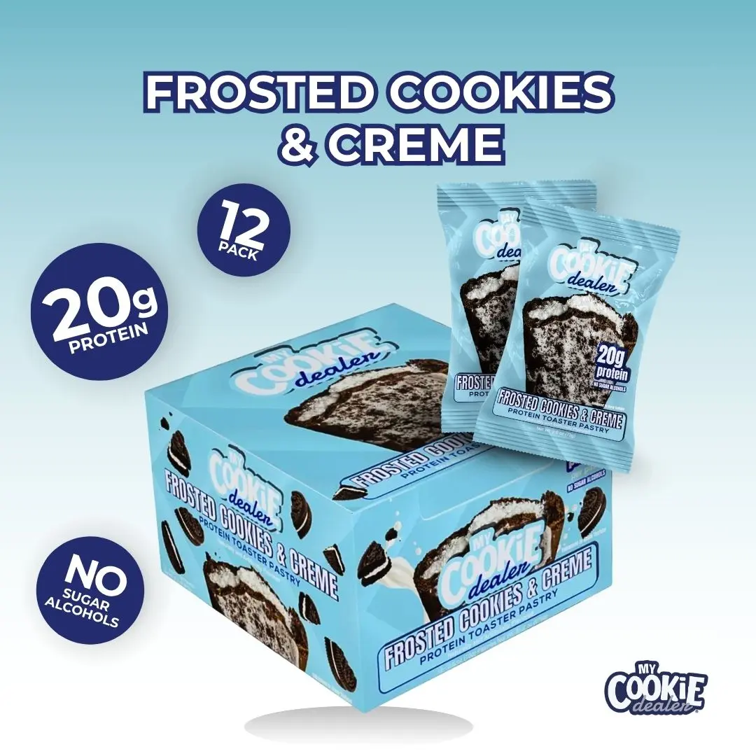 12 pack 20g Frosted Cookies & Creme Protein Pastry