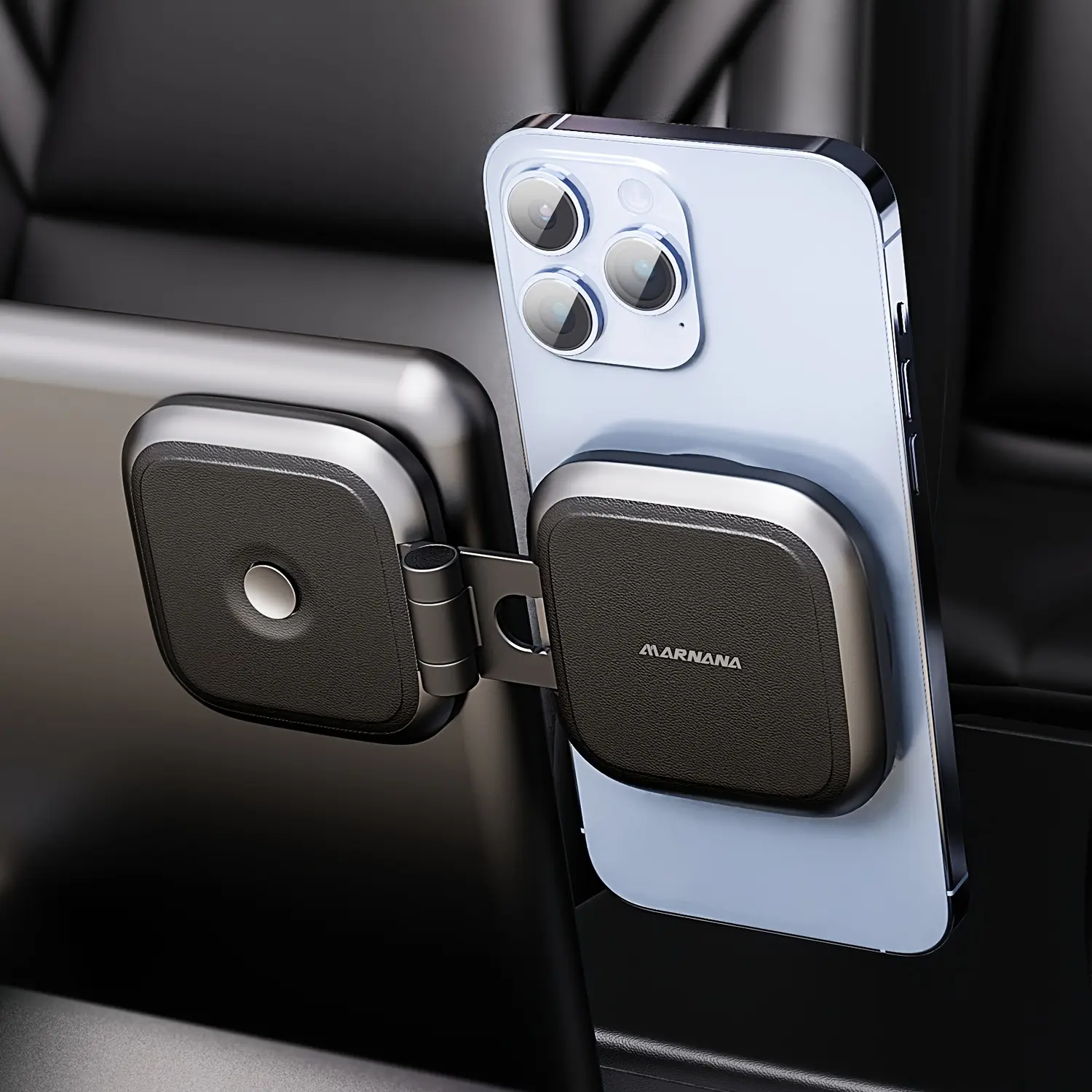 Upgraded Tesla Magnetic Car Mount - ABS Universal Fit 360° Phone Mounts & Holders for Car Use, Hands-Free Driving Interior Accessory