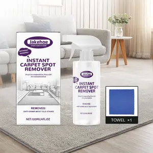 Jakehoe Carpet Cleaner, Effective Stain Remover for Upholstery & Fabric, Daily Household Cleaning Solution, Removes Oil Spots & Dirt