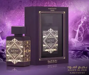 Lattafa Badee al Oud Amethyst Eau De Parfum Floral Vanilla Scented Fragrance