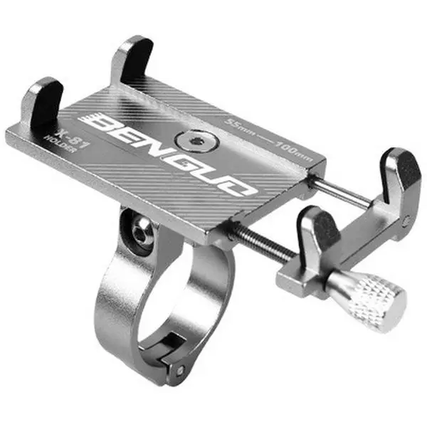 Bicycle Aluminum Alloy Mobile Phone Holder Mountain Electric Vehicle Mobile Phone Holder Navigation Holder Riding