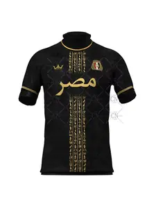 2025 New Egypt Limited Edition Football Sportswear Short Sleeve T-shirt Quick Drying Fitness Tee Adult& Kid's Graphic T-shirts