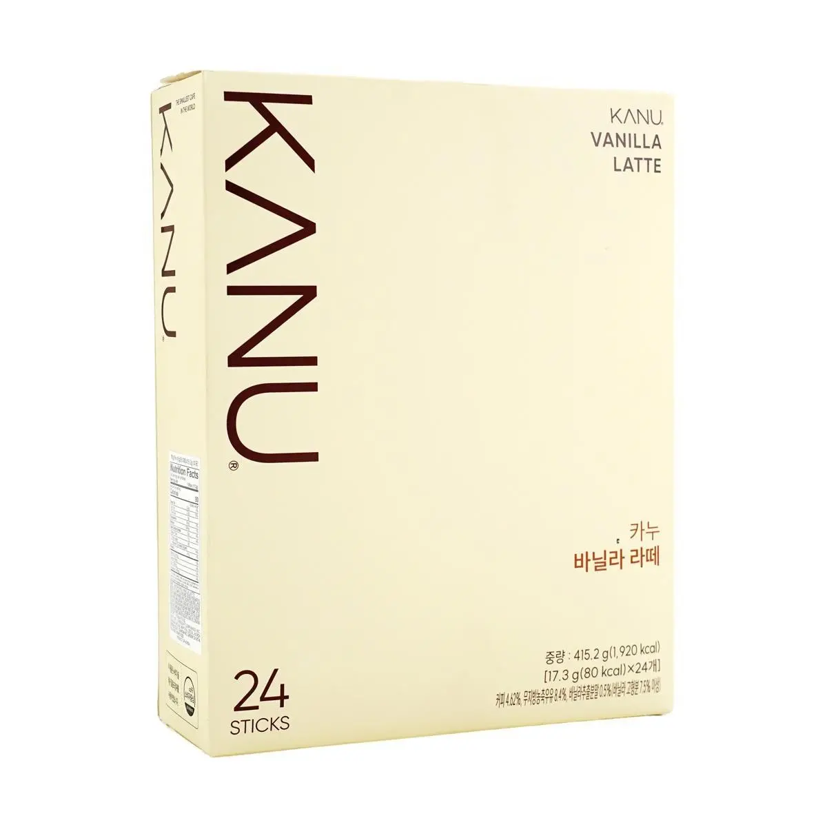 KANU Vanilla Latte Coffee Mix 415.2g - Korean Instant Coffee Drink, As Seen on "Hospital Playlist", "Goblin" Actor Gong Yoo & Jang Ki Yong Favorite