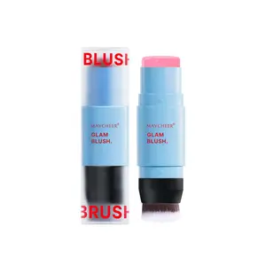 Multi-Use Eyeshadow Blush Stick, Lazy Makeup Brush, Brightening & Refreshing, Natural Glossy Finish, Long-Lasting Soft Focus Effect, Summer Cosmetics