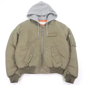 Pre-owned Celine Nylon Small Leather Goods Twill Hooded Jacket