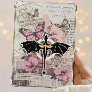 Tairn And Andarna Flying Fourth Wing Dragons Fantasy Romance Dragon Magnetic Kindle Grip Book Lover Cute Bookish Kindle Accessories Phone Holder PopSocket Phone Grip Magnetic Pop Socket Phone Grip