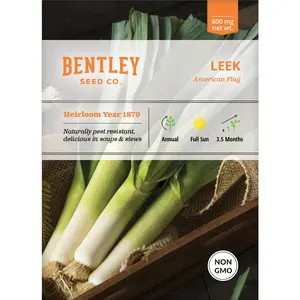 Leeks, American Flag Seed Packets