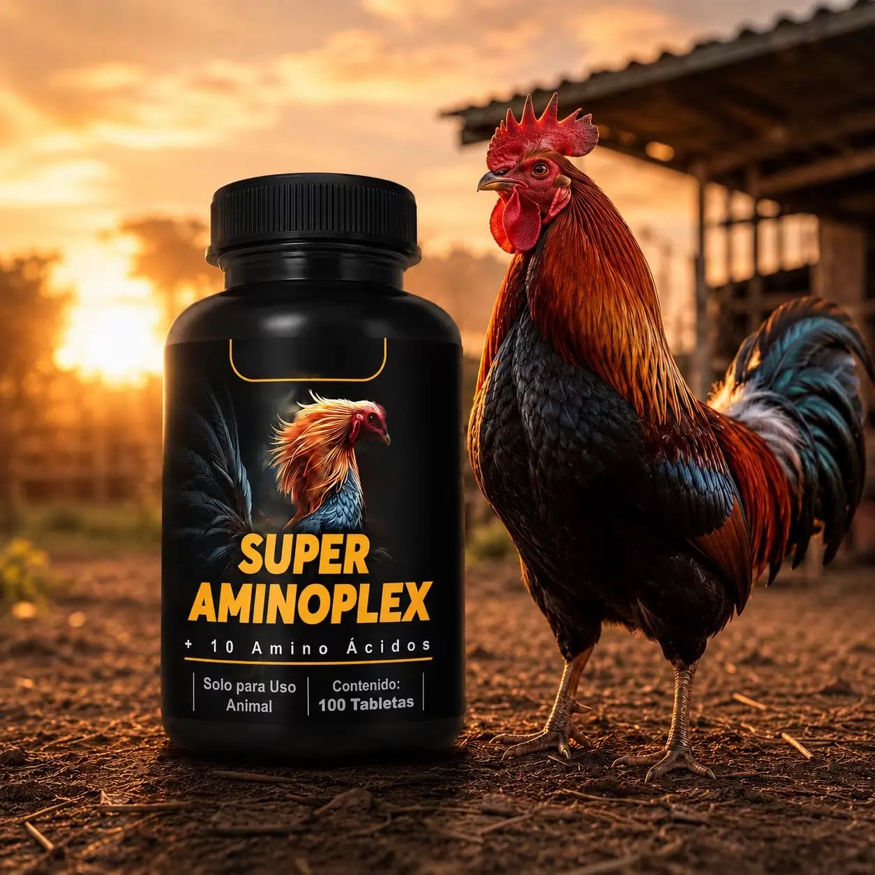 Super Aminoplex Rooster Supplement | 100 Tablets