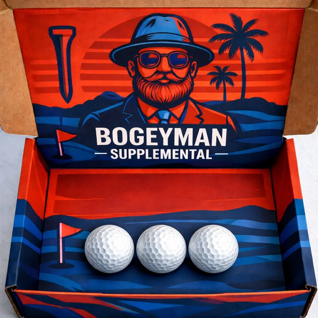 Bogeyman Breaks GOLF -4 Spot Supplemental 3 Golf Balls