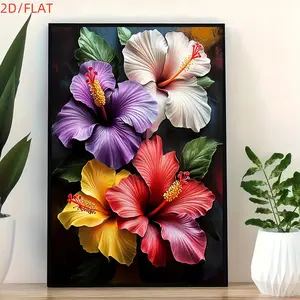 Bright Morning Glory Canvas Print Poster Wall Art, Modern Floral Art Decorative Suitable for Living Room, Bedroom, Dining Room, Corridor, Dormitory, Home Decor, Room Decoration Ornaments Photo