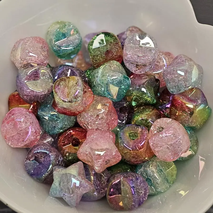 Crackle Stars CM1094019 50pcs