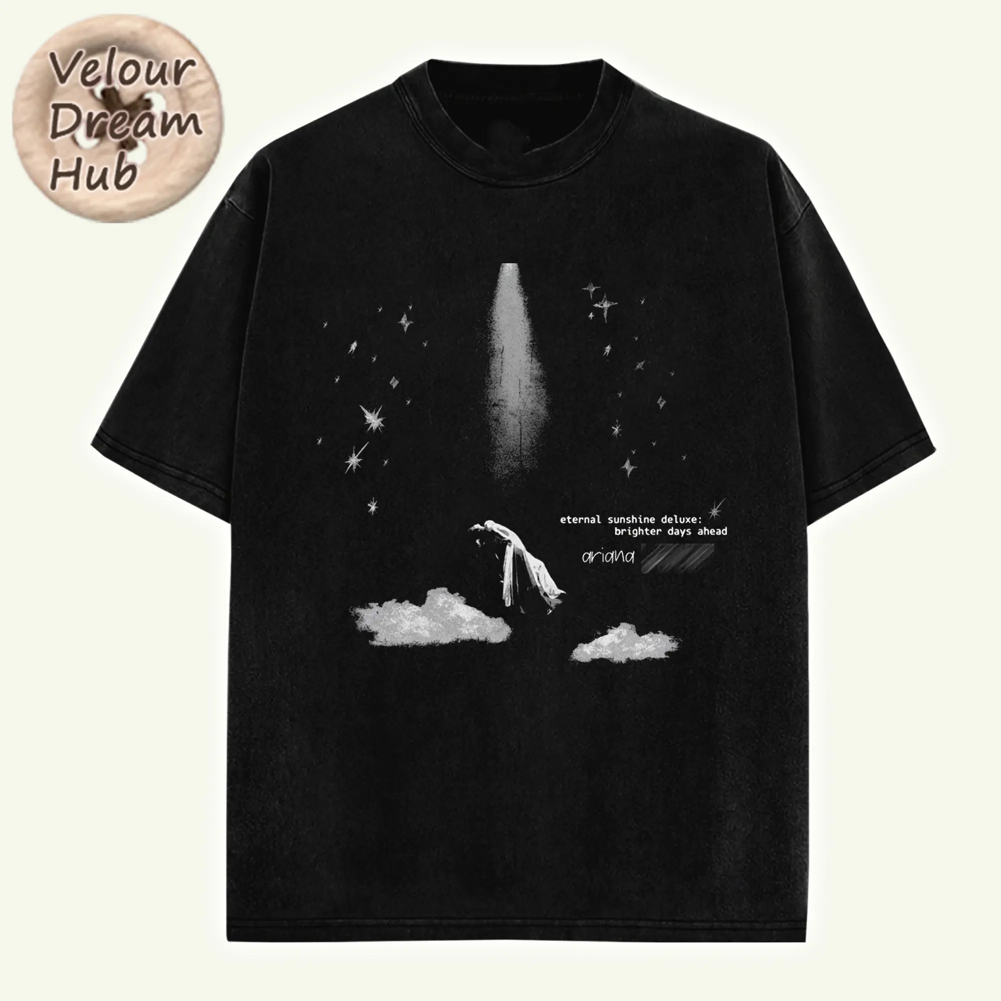 Ariana Graphic Shirt - Brighter Days Ahead  Shirt - Eternal Sunshine Tour 2026 Graphic T-Shirt Premium Cotton Music Tee Urban Soul Streetwear Shirt Vintage Concert Merch Retro Oversized Graphic Shirt Gift for Ariana Lovers