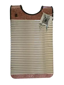 Handmade Gator Zydeco Washboard Rubboard
