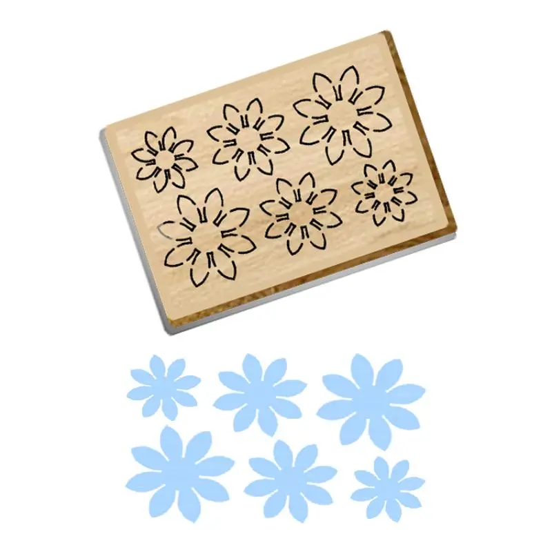 Flower Shaped Stamping Die, 1 Count Repeatable Cutting Die, DIY Craft Scrapbooking & Stamping Supplies for Scrapbooking & Journal Making