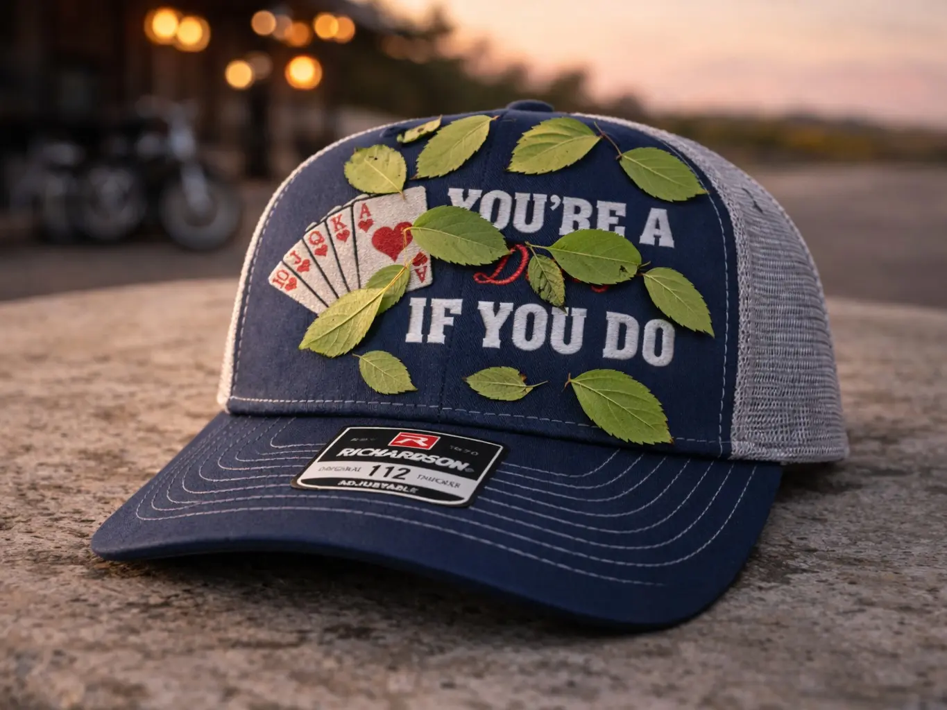 You're A Daisy If You Do Embroidered Trucker Hat, Washed Cap, Otto Hat, For Men, For Women,