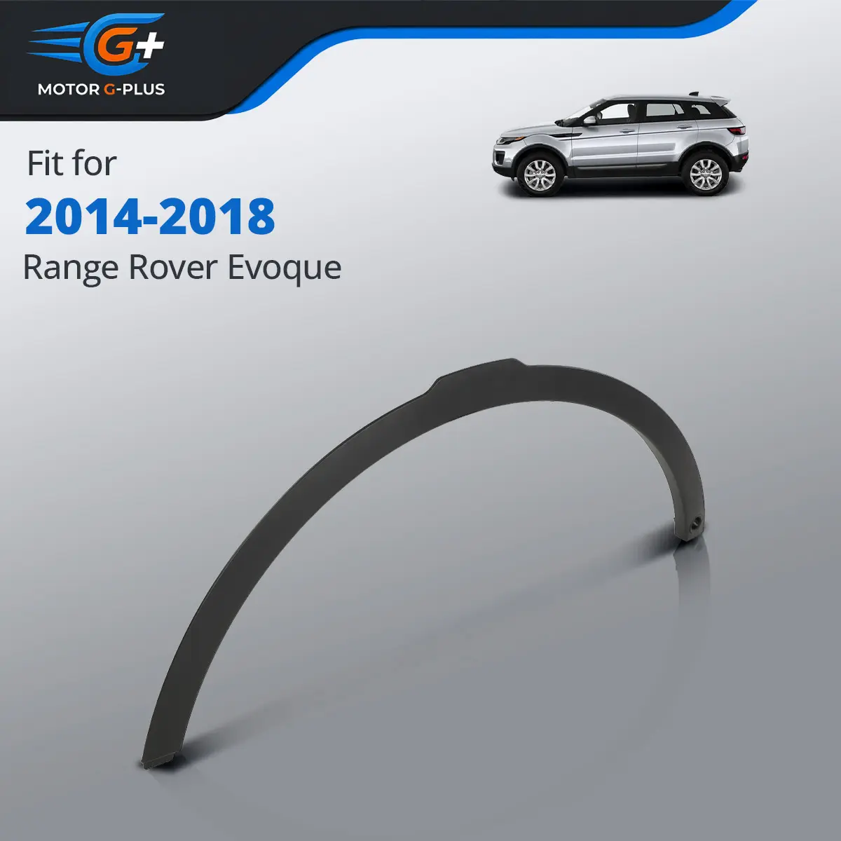 MOTOR GPLUS Front Right Fender Trim with Sensor Hole for 2014-2018 Range Rover Evoque, High-Quality Vehicle-Specific Automotive Car Accessory, Factory-Direct Exterior Body Kit Add-On Part