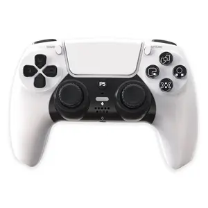 PS5 controller with light bar gamepad six-axis vibration Hall effect wireless Bluetooth  ergonomic grip axis gyro sensor clear