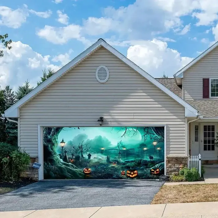Halloween Garage Door Decoration