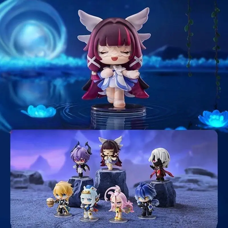 Genshin Impact New Year Gathering Chibi Blind Box | Cute Anime Figure Mystery Bag | Desktop Ornament Holiday Gift