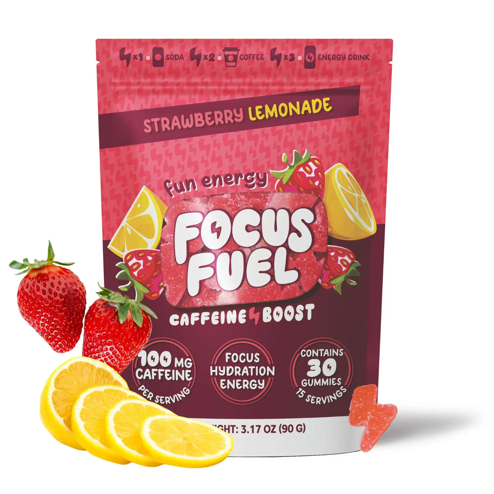 Caffeine Gummies for Energy & Focus – Clean, Crash-Free Boost