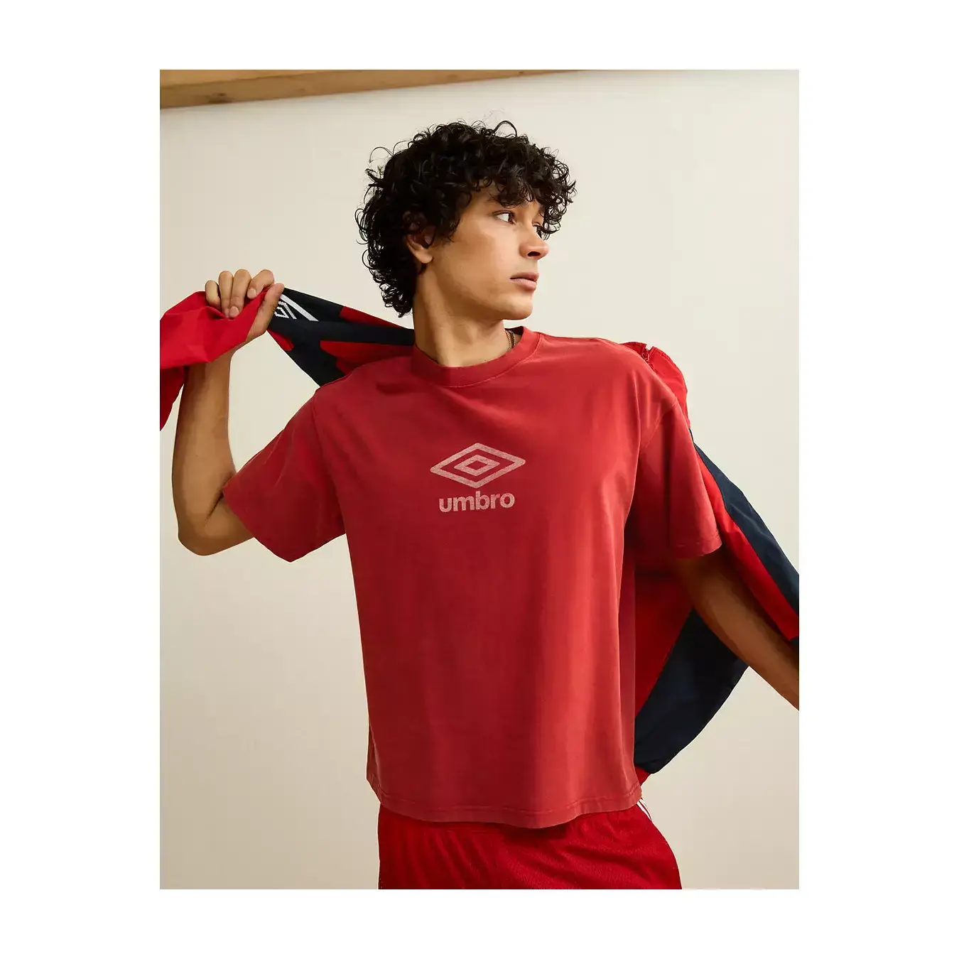 AE x Umbro Boxy Fit Graphic T-Shirt