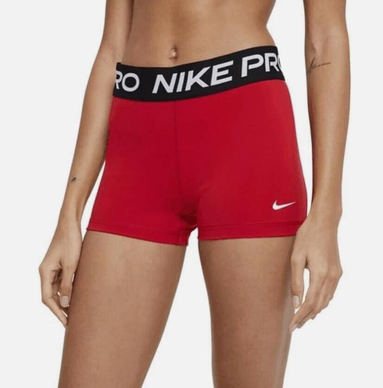 Nike Womens Nike Pro 365 3" Gym Red Compression Short XS