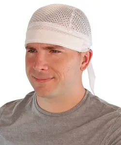 Air Flow Skull Caps - Solid White