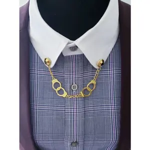 Freedom Handcuffs Collar Chain Pin